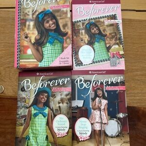 American Girl Beforever Melody 3 Book Set in box